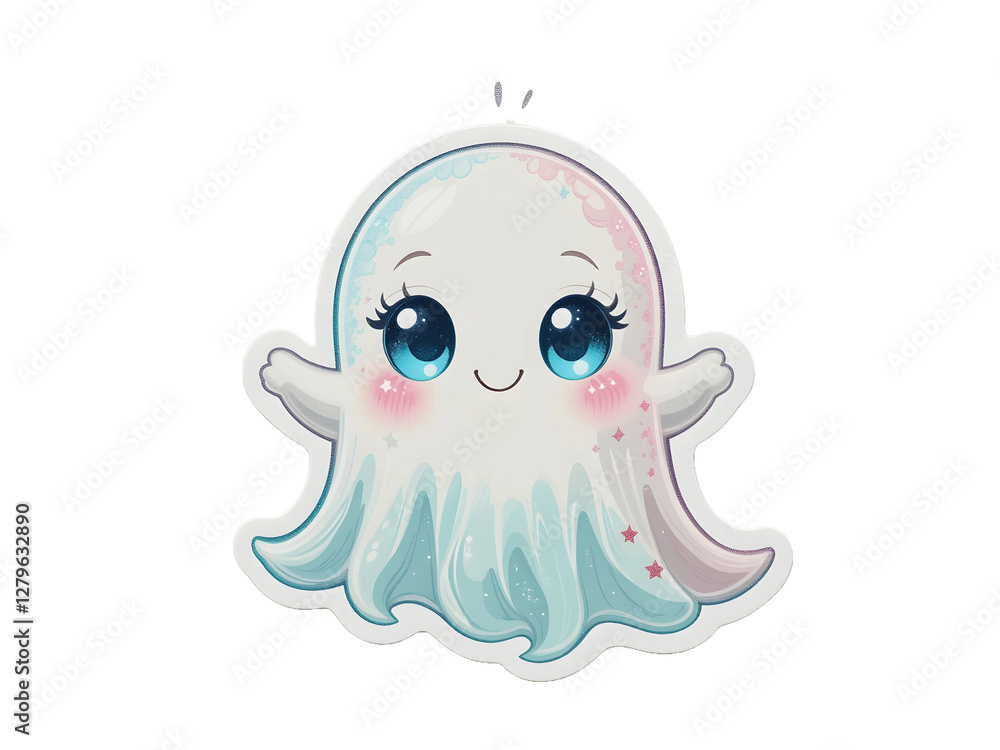 Obraz premium 3d sticker cute