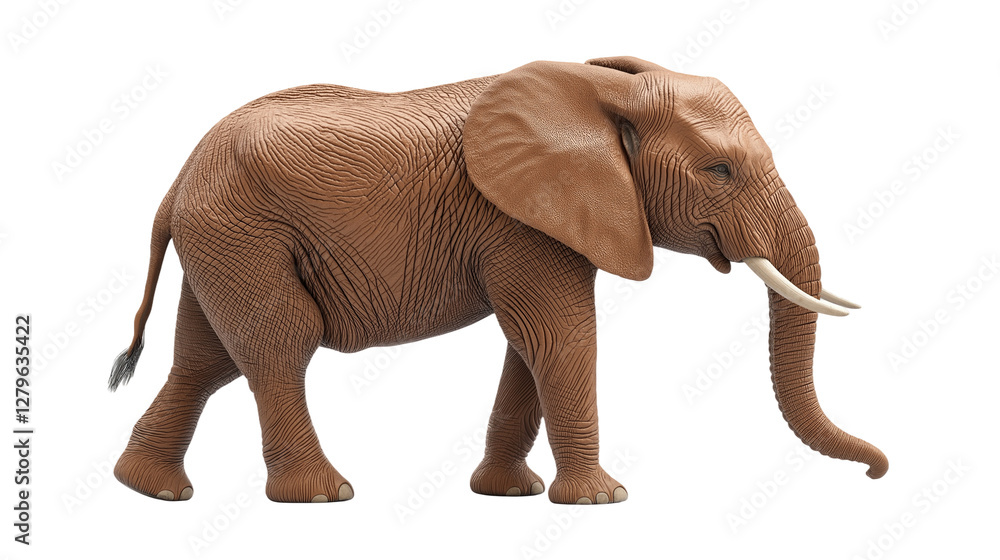 Fototapeta premium elephant isolated on white , transparent , png 