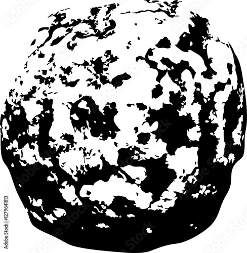 piedra, fotografia en negativo vector, textura y claridad.