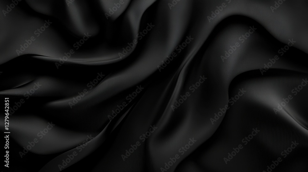 Fototapeta premium A dark backdrop featuring smooth textures that can be used for various creative projects or as a simple aesthetic background