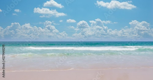 Wallpaper Mural tropical beach with blue sky Torontodigital.ca