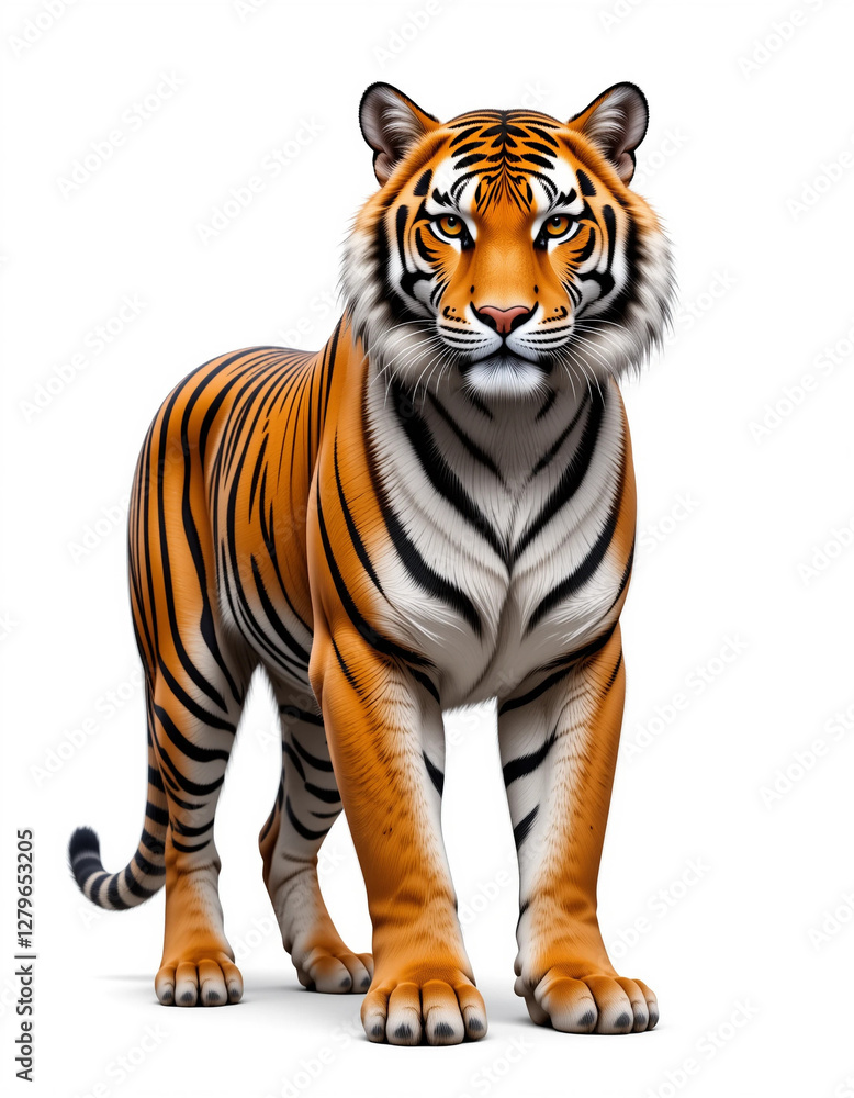 Fototapeta premium Striped Majesty: Tiger