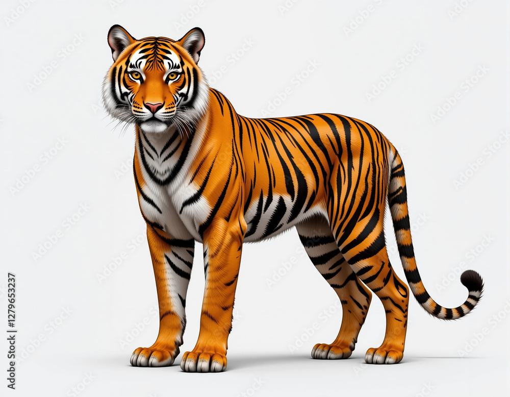 Obraz premium Striped Majesty: Tiger