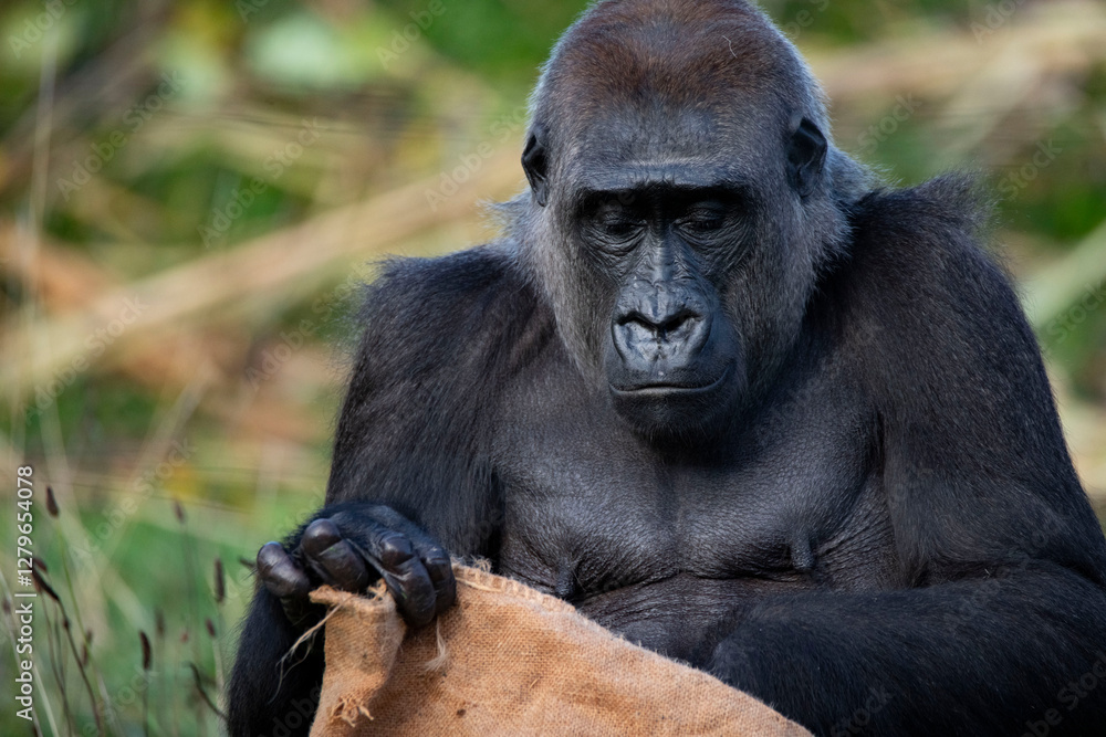 The Western Lowland Gorilla (Gorilla gorilla gorilla). The Western Lowland Gorilla (Gorilla gorilla gorilla).