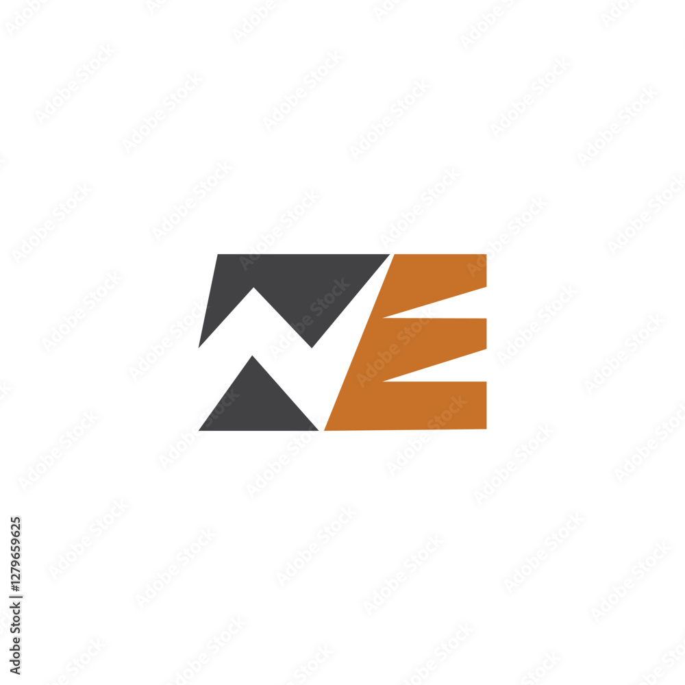Professional EN NE Initial Monogram Letter Logo Design Professional EN NE Initial Monogram Letter Logo Design