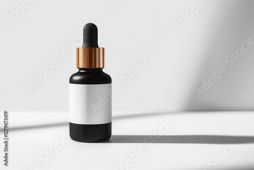 Generic mockup of a skincare makeup product in blank packaging for design layout