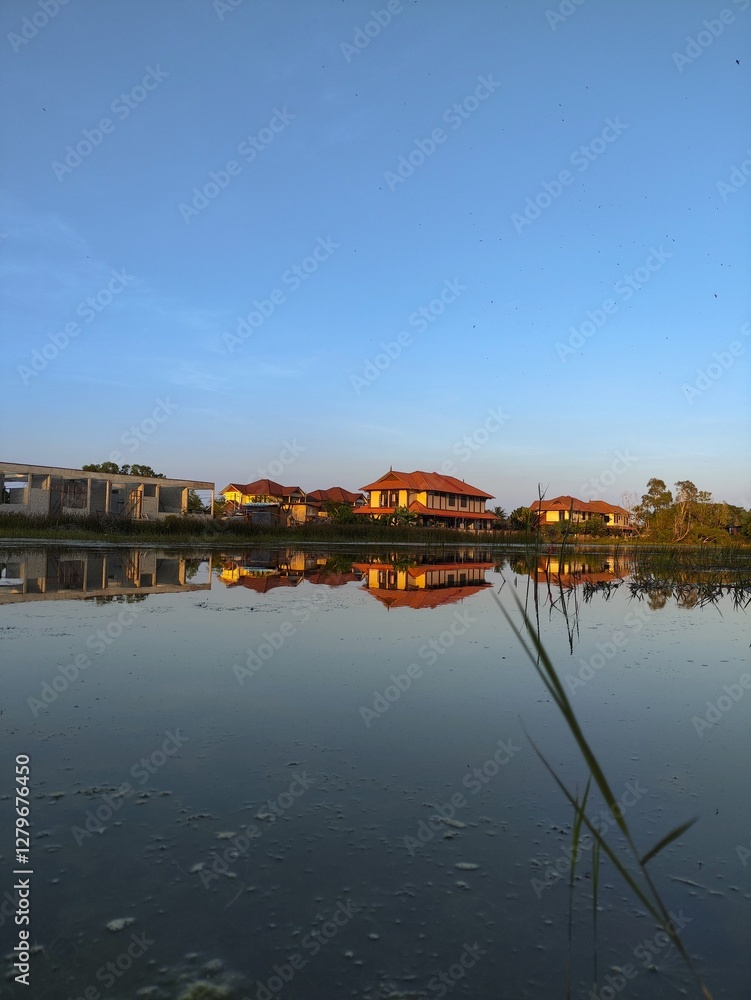 Fototapeta premium reflection in the water