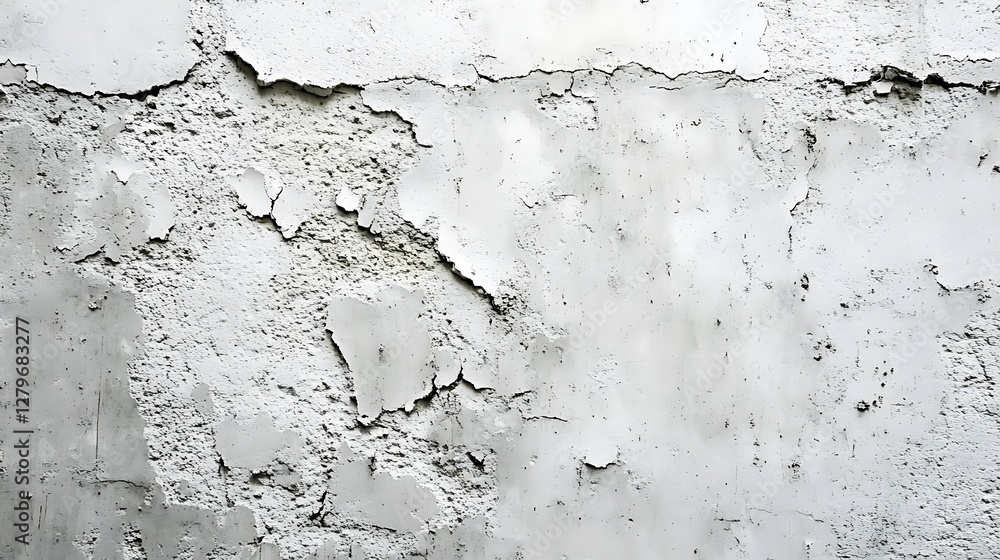 Obraz premium Peeling Gray Concrete Wall Texture