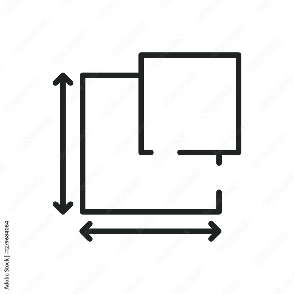 Floor plan thin line icons. Editable stroke and Perfect pixel on transparent background Floor plan thin line icons. Editable stroke and Perfect pixel on transparent background