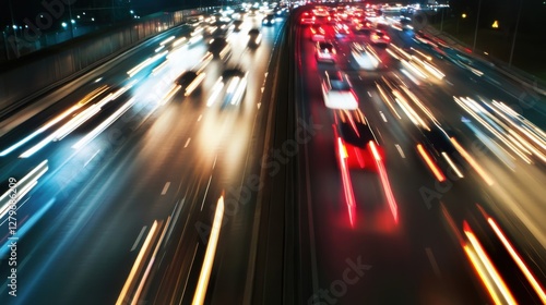 City traffic at night