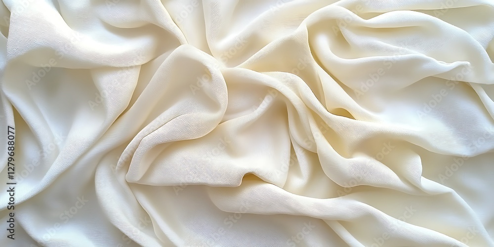 Obraz premium White Fabric Texture