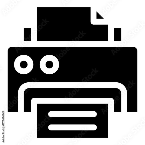 Print Icon Element For Design