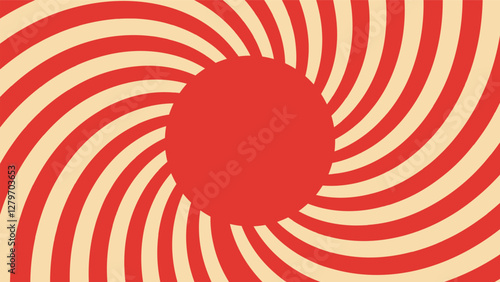 Illustration design template sunburst swirl unique abstract