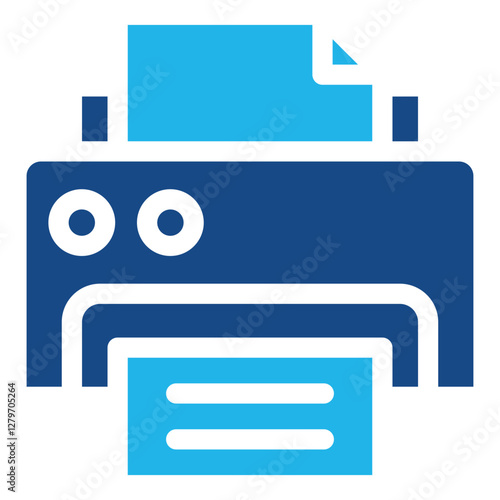 Print Icon Element For Design