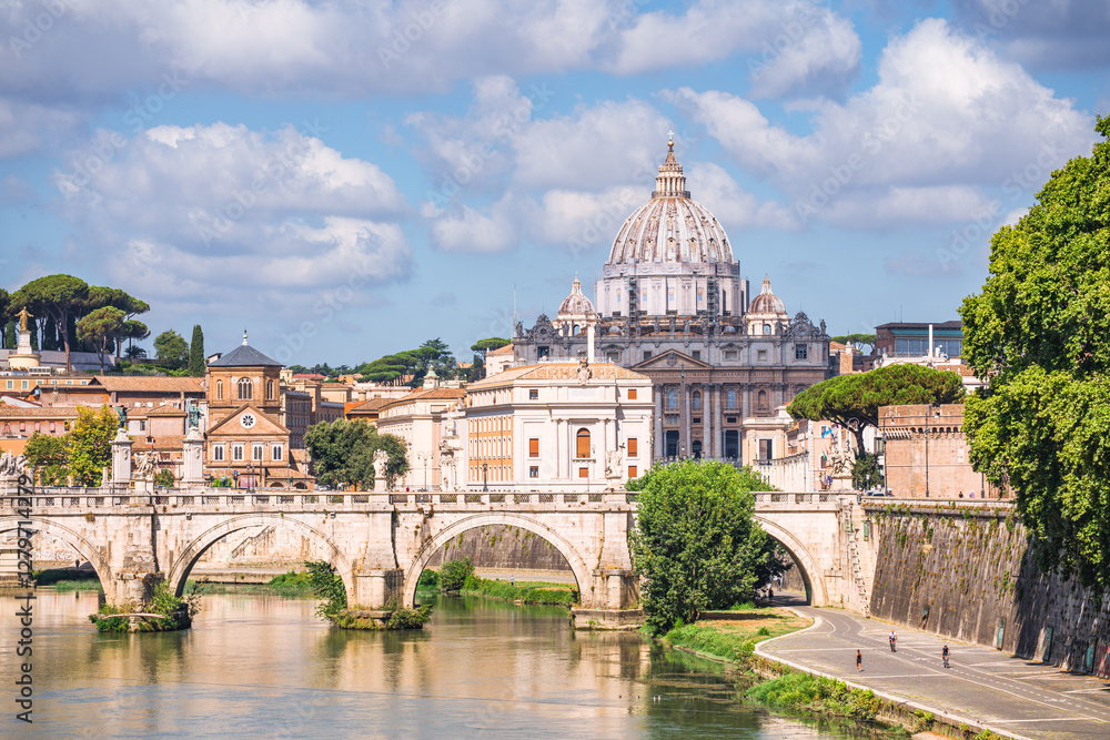 Rome's Tiber River, Ponte Sant'Angelo