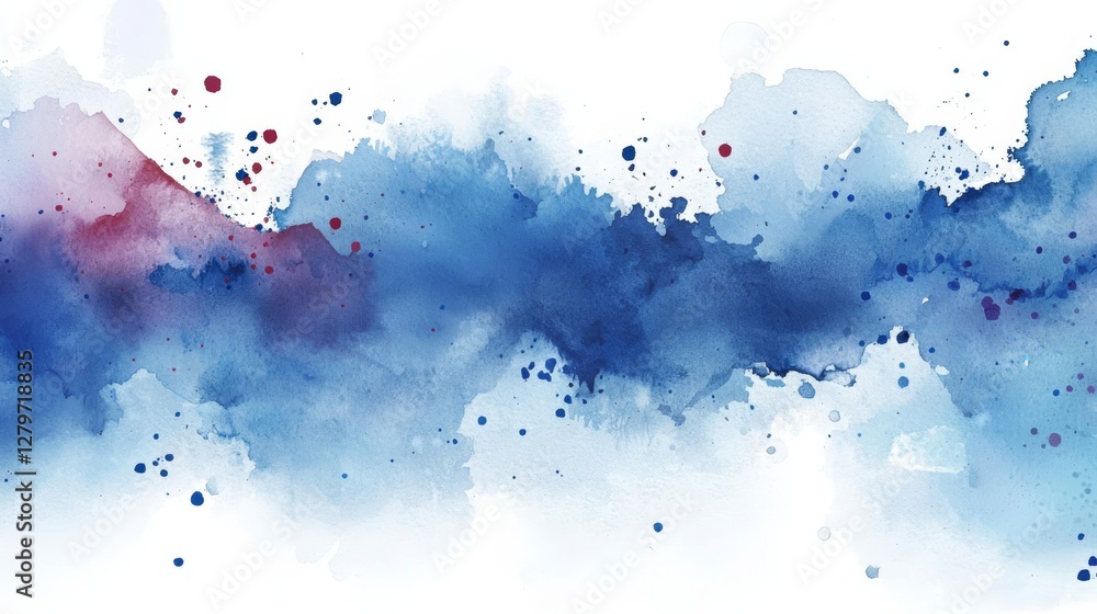 Obraz premium Celestial Indigo Background Enhancing an Artistic Invitation