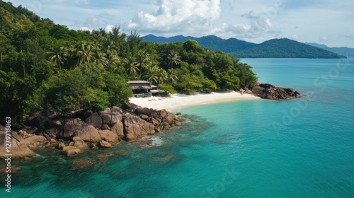 Wallpaper Mural Tropical island Torontodigital.ca