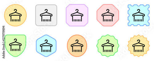 Editable towel hanger vector icon. Wellness, spa, relaxation. Part of a big icon set family. Perfect for web and app interfaces, presentations, infographics, etc