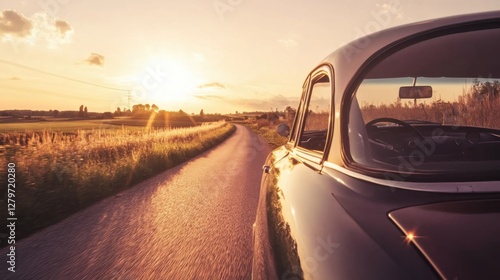 Wallpaper Mural Vintage classic car Torontodigital.ca