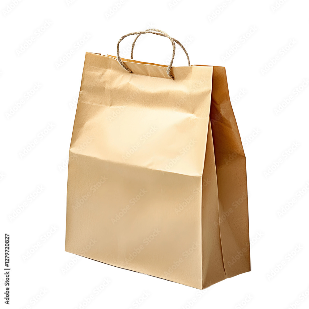 paper bag isolated on white background paper bag isolated on white background