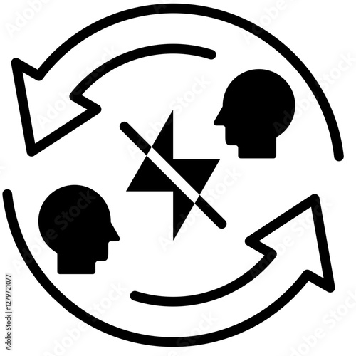 Conflict Resolution Icon