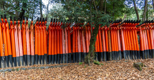 Εκτύπωση καμβά shinto shrine arches in Fushimi Inari in Japan