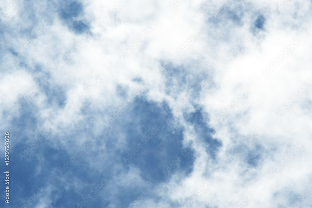 Heavy rain cloud with blue sky as background Heavy rain cloud with blue sky as background