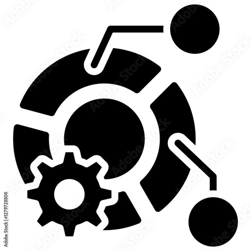 Tableau sur toile Accounting Icon