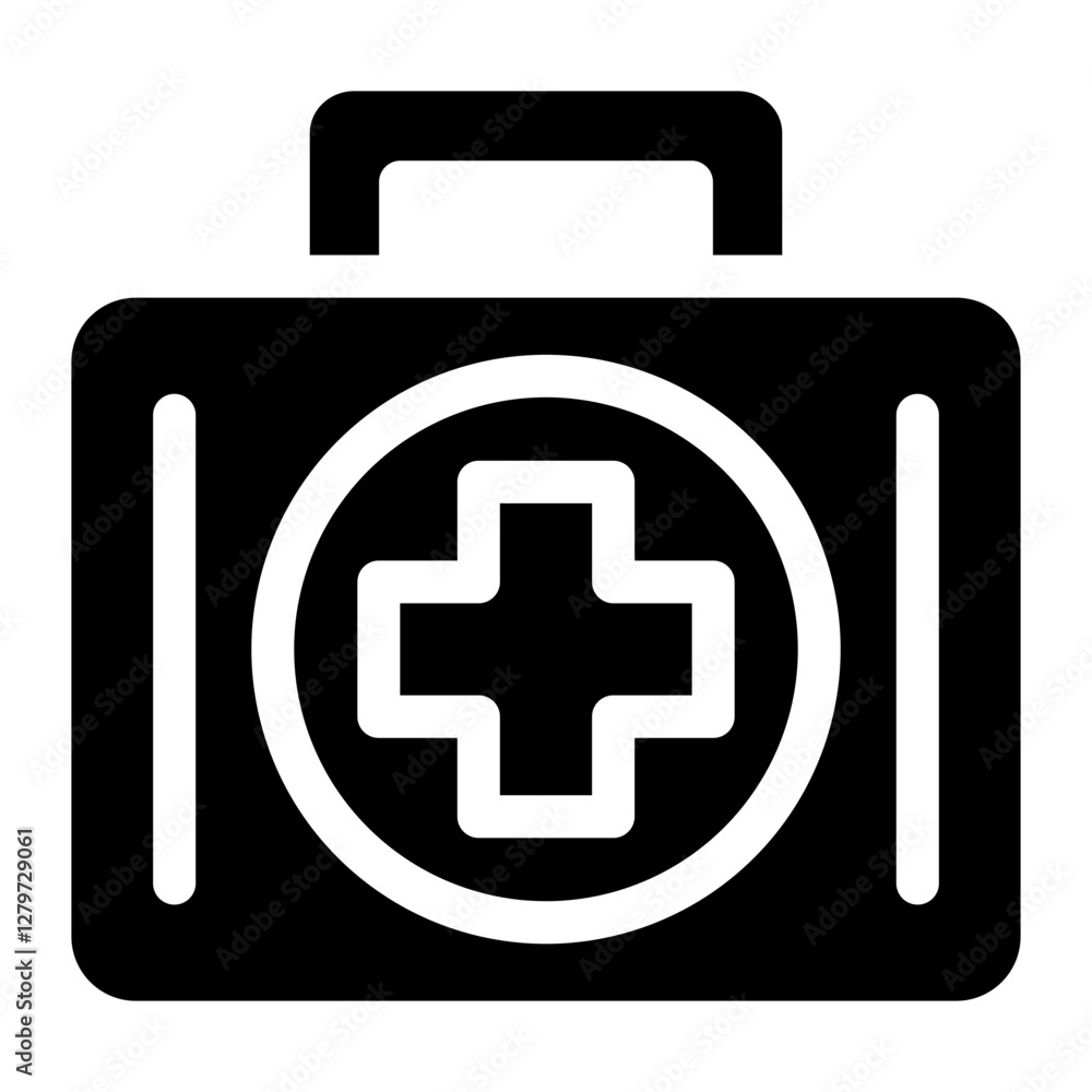 Emergency Kit Icon Element For Design
