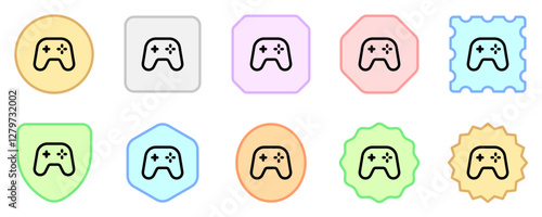 Editable game controller vector icon. Video game, game elements. Part of a big icon set family. Perfect for web and app interfaces, presentations, infographics, etc