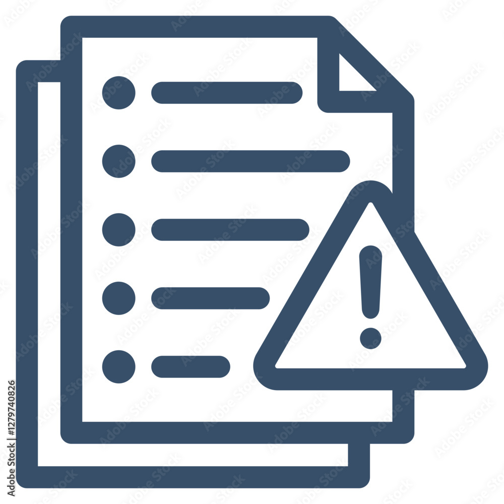 Incident Report Icon Element For Design Incident Report Icon Element For Design