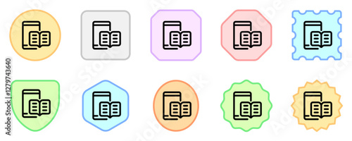 Editable e-book reader app vector icon. Online learning, course, tutorial. Part of a big icon set family. Perfect for web and app interfaces, presentations, infographics, etc