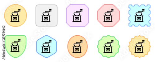 Editable coffee grinder vector icon. Cafe, coffee shop, restaurant, drink, beverages. Part of a big icon set family. Perfect for web and app interfaces, presentations, infographics, etc