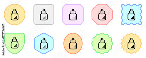 Editable sugar bottle vector icon. Cafe, coffee shop, restaurant, drink, beverages. Part of a big icon set family. Perfect for web and app interfaces, presentations, infographics, etc
