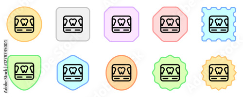 Editable dental scan vector icon. Dentistry, healthcare, medical. Part of a big icon set family. Perfect for web and app interfaces, presentations, infographics, etc