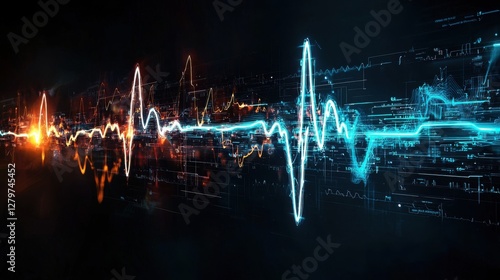 Sleek Minimalistic Representation of Real Time Data Visualization