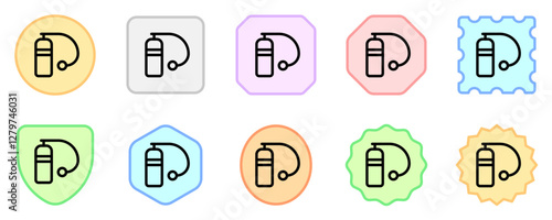 Editable oxygen tank vector icon. Part of a big icon set family. Perfect for web and app interfaces, presentations, infographics, etc