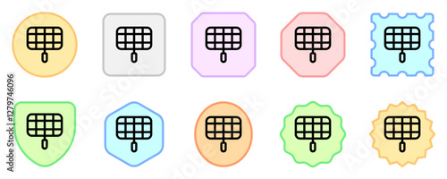 Editable bbq grill mesh rack vector icon. Part of a big icon set family. Perfect for web and app interfaces, presentations, infographics, etc