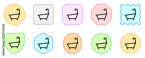 Editable bath tub, bathroom vector icon. Part of a big icon set family. Perfect for web and app interfaces, presentations, infographics, etc