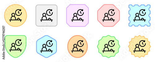 Editable receptionist vector icon. Part of a big icon set family. Perfect for web and app interfaces, presentations, infographics, etc