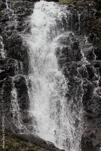 Waterfalls on the Warrie circuit hiking trail, Springbrook national park, Queensland, Australia
