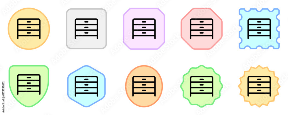 Editable drawer vector icon. Part of a big icon set family. Perfect for web and app interfaces, presentations, infographics, etc Editable drawer vector icon. Part of a big icon set family. Perfect for web and app interfaces, presentations, infographics, etc