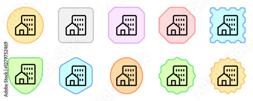 Editable home, office, commuting vector icon. Map, location, navigation. Part of a big icon set family. Perfect for web and app interfaces, presentations, infographics, etc