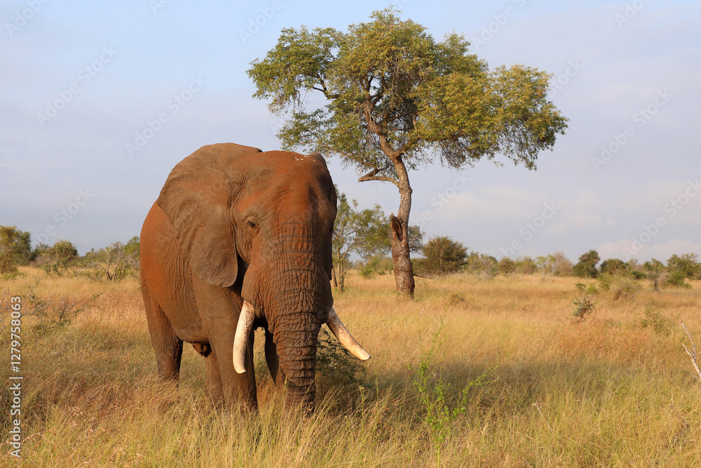 Fototapeta premium Afrikanischer Elefant / African elephant / Loxodonta africana..