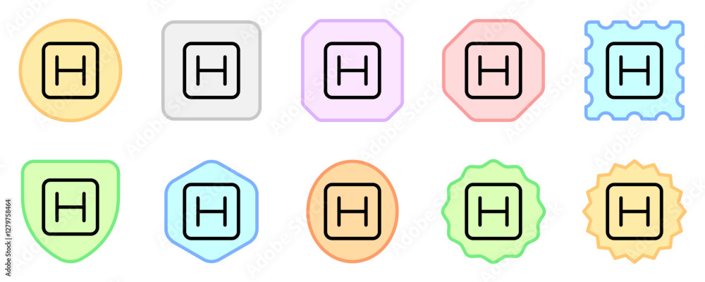 Editable hospital sign vector icon. Part of a big icon set family. Perfect for web and app interfaces, presentations, infographics, etc Editable hospital sign vector icon. Part of a big icon set family. Perfect for web and app interfaces, presentations, infographics, etc