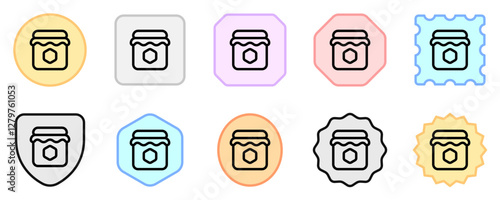 Editable honey jar vector icon. Part of a big icon set family. Perfect for web and app interfaces, presentations, infographics, etc