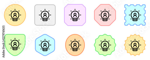 Editable lightbulb, innovation vector icon. Part of a big icon set family. Perfect for web and app interfaces, presentations, infographics, etc