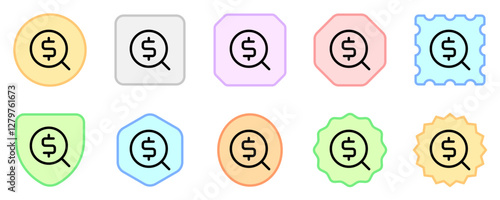 Editable money, profit seeking vector icon. Part of a big icon set family. Perfect for web and app interfaces, presentations, infographics, etc