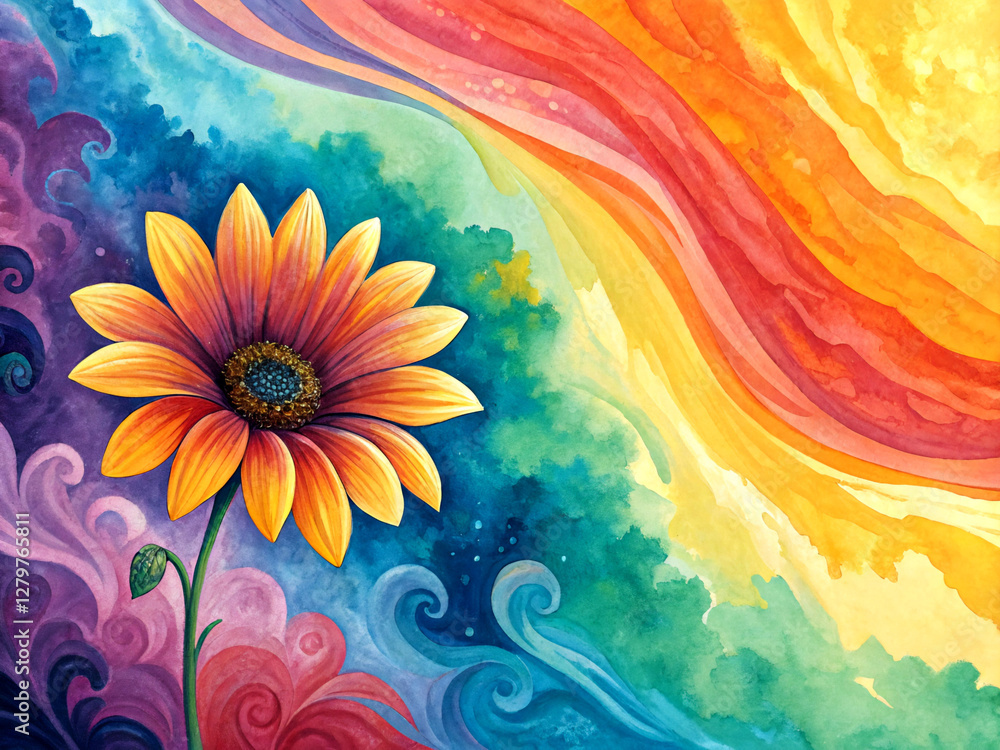 abstract floral background. rainbow, design, vector, illustration, pattern, color, colorful, flower, art, orange, swirl, wallpaper, light, decoration, summer, backdrop, banner, floral, card, shape, ye abstract floral background. rainbow, design, vector, illustration, pattern, color, colorful, flower, art, orange, swirl, wallpaper, light, decoration, summer, backdrop, banner, floral, card, shape, ye