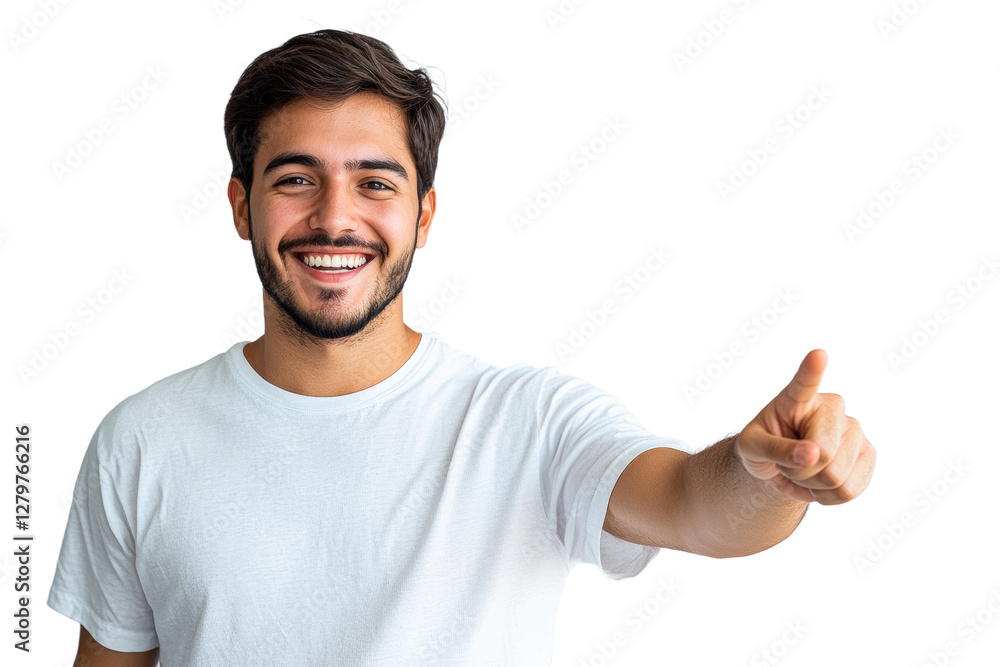 Young man smiling and giving a thumbs up gesture Young man smiling and giving a thumbs up gesture